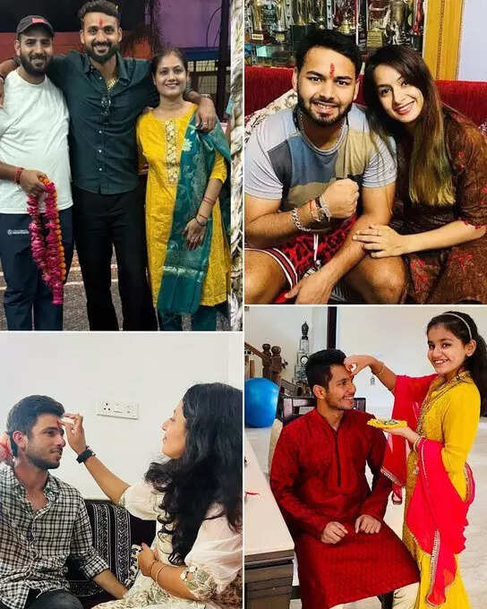 Indian players, Panting Pants, Celebrate Raksha Bandhan (Photo Credit: @LuckNowipl X) Indian players, panting pants, celebrates Raksha Bandhan