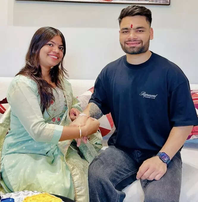 Rinku Singh and his sister Rinku Singh and his sister