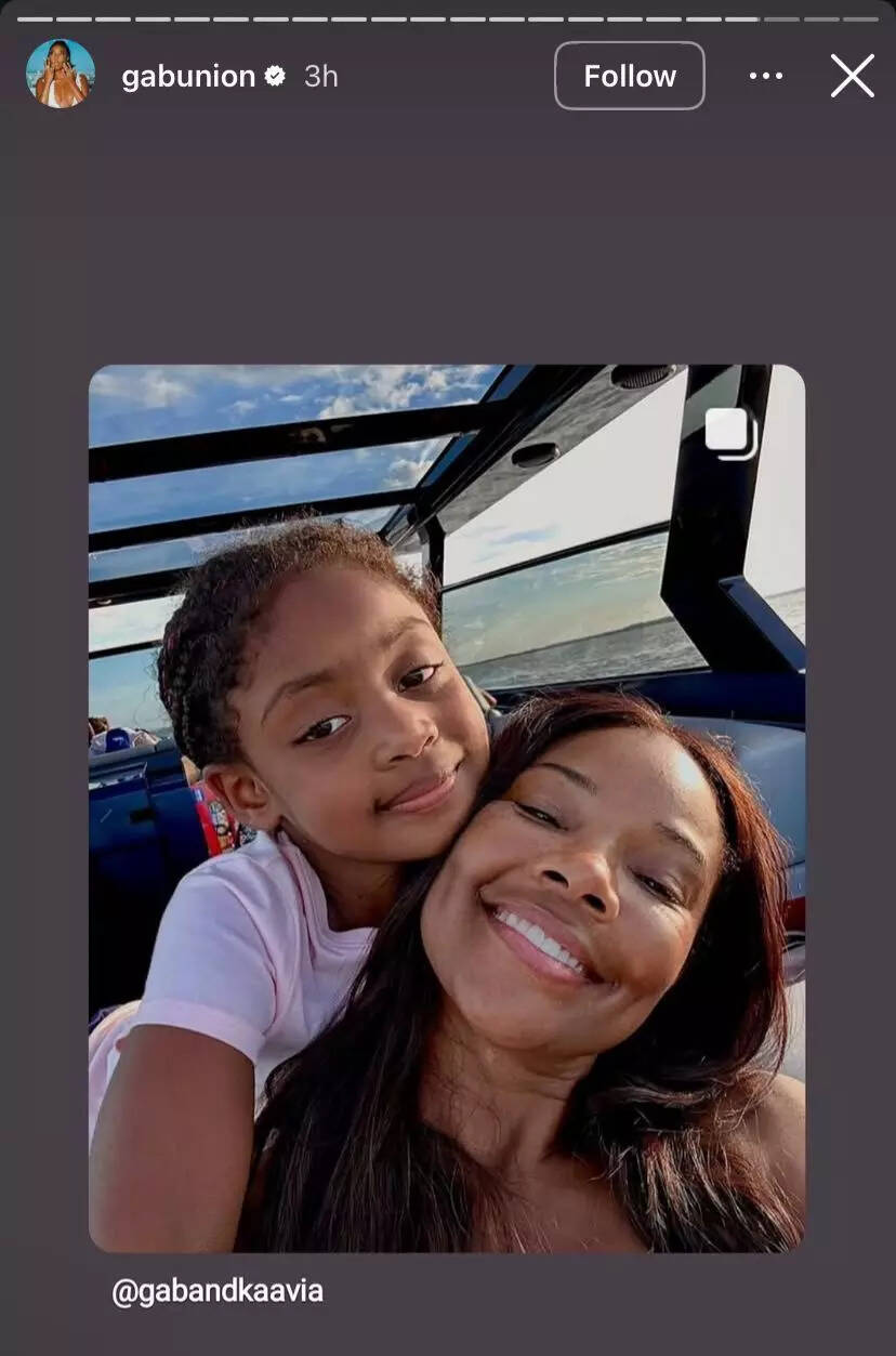 Gabrielle Union and Kaavia James (Image Source: Ig)