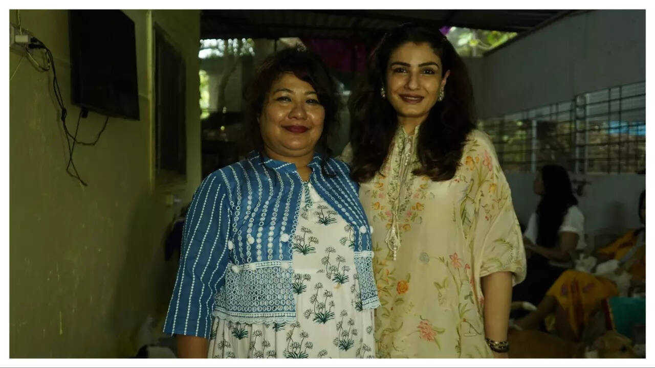 Raveena with Purnima Lamchhane