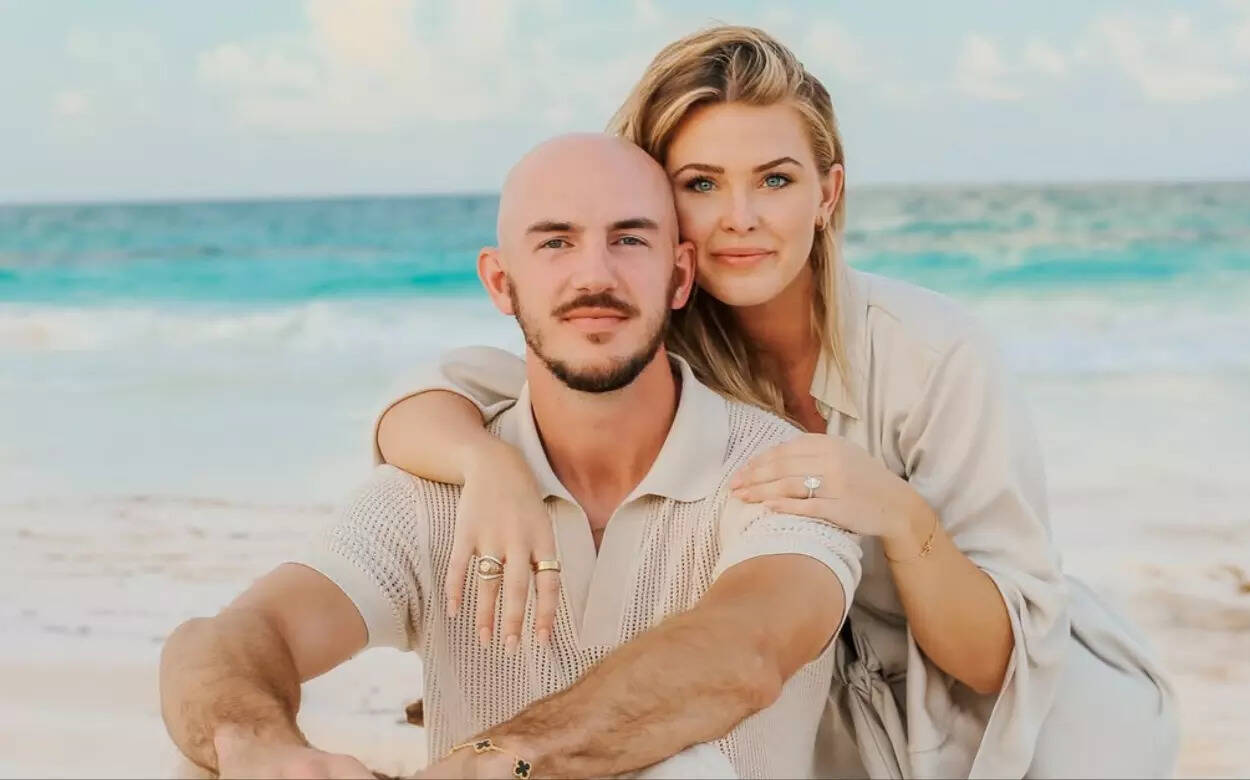 Alex Caruso and Haleigh Broucher got engaged last year
