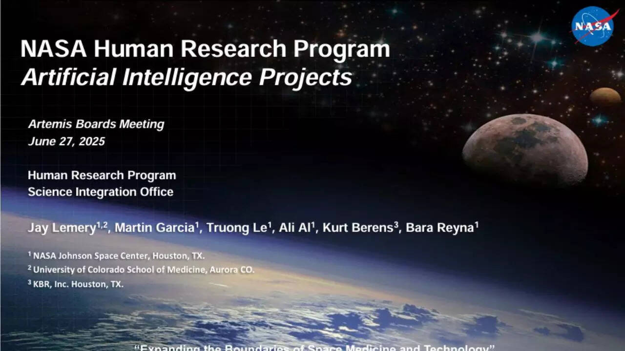 NASA calls for AI medical assistant to support astronauts on Moon and Mars missions