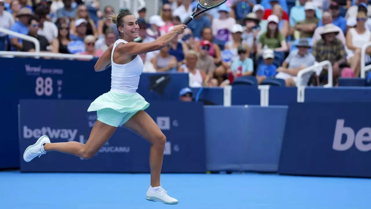 Sabalenka Cincinnati Reuters