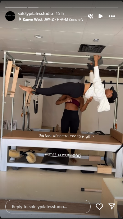 Savannah James Working Out