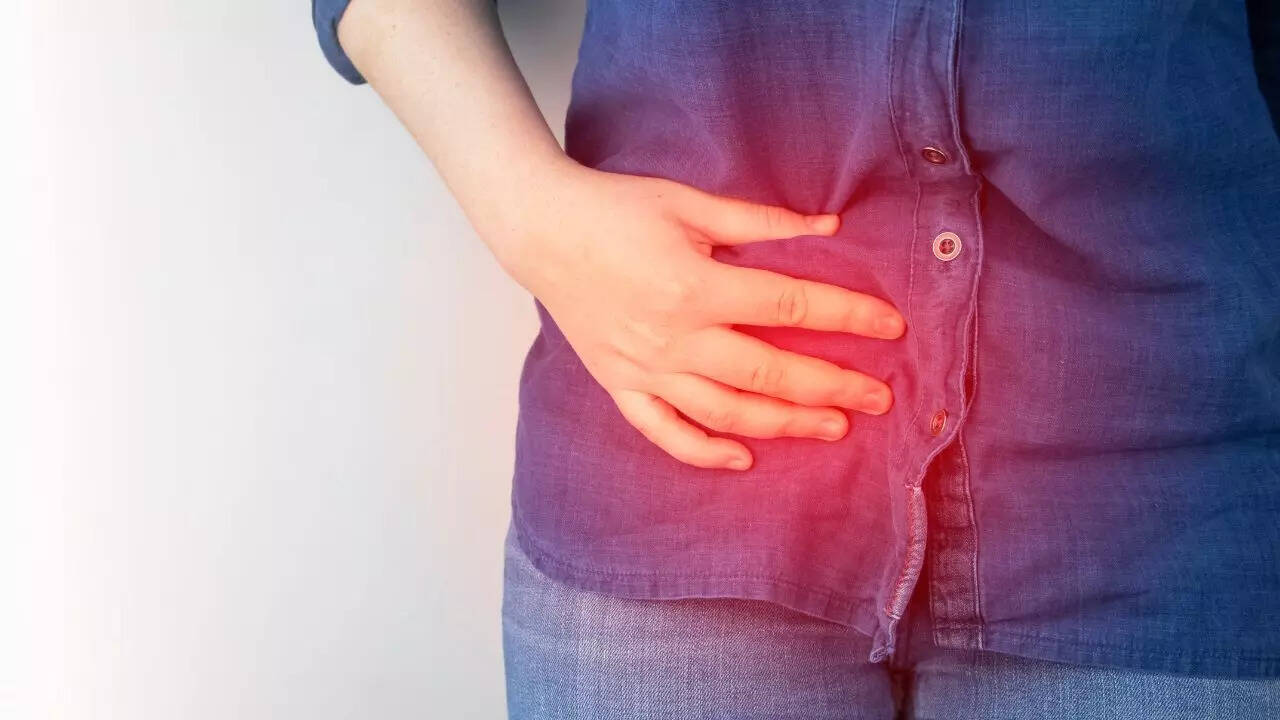 Groin or pelvic area