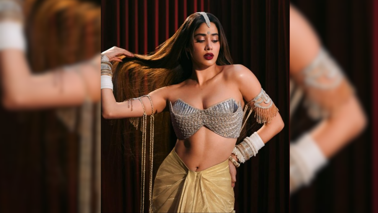 Janhvi Kapoor trades a lehenga
