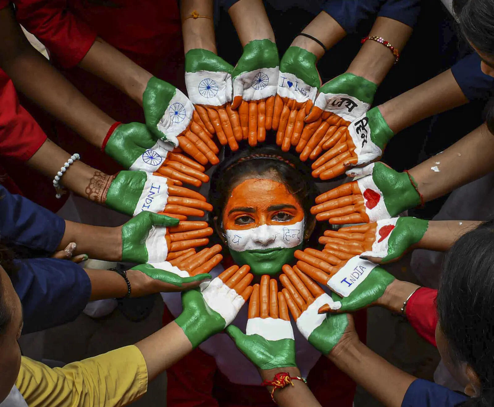 Independence Day celebration at school