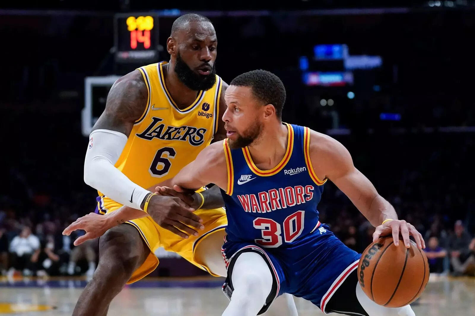 LeBron James and Stephen Curry