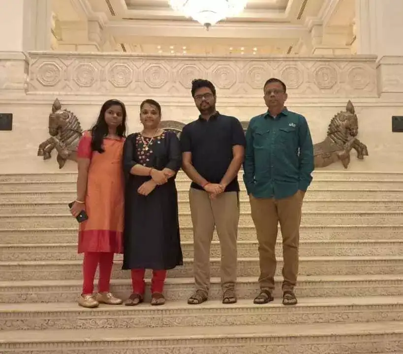 Family of GM Rohith Krishna S