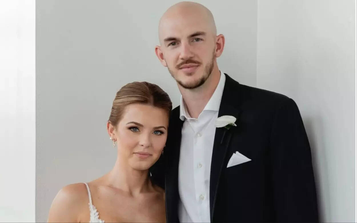 Alex Caruso and Haleigh Broucher recently got married