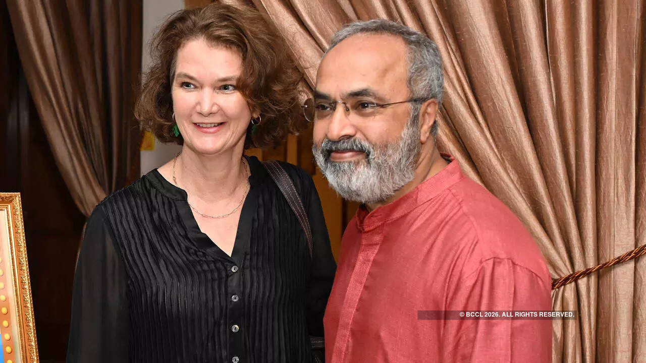 Saskia Rao - de Haas and Shubhendra Rao at the event