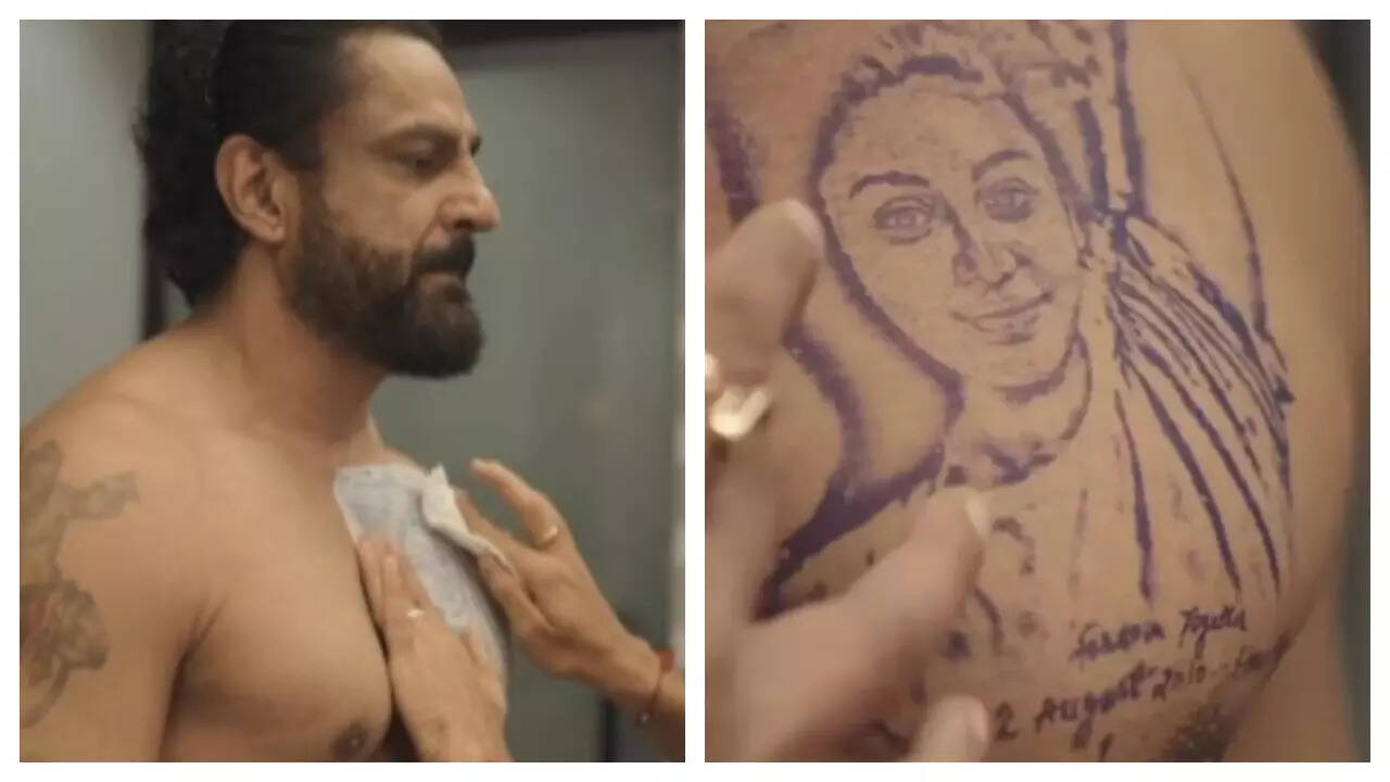 Parag gets Shefali's tattoo