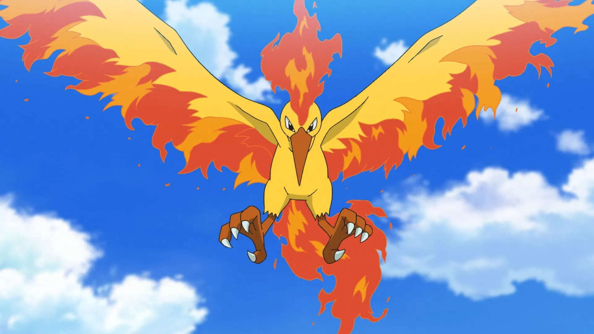 Moltres in the anime