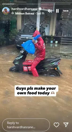 Harshvardhan Rane appeals to fans amid Mumbai rains: 'Guys please make your own food today'