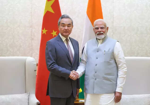 PM Modi met with Chinese FM Wang Yi today