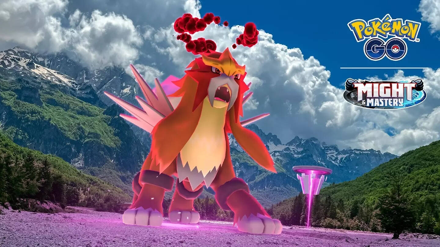 Dynamax Entei in Pokemon GO