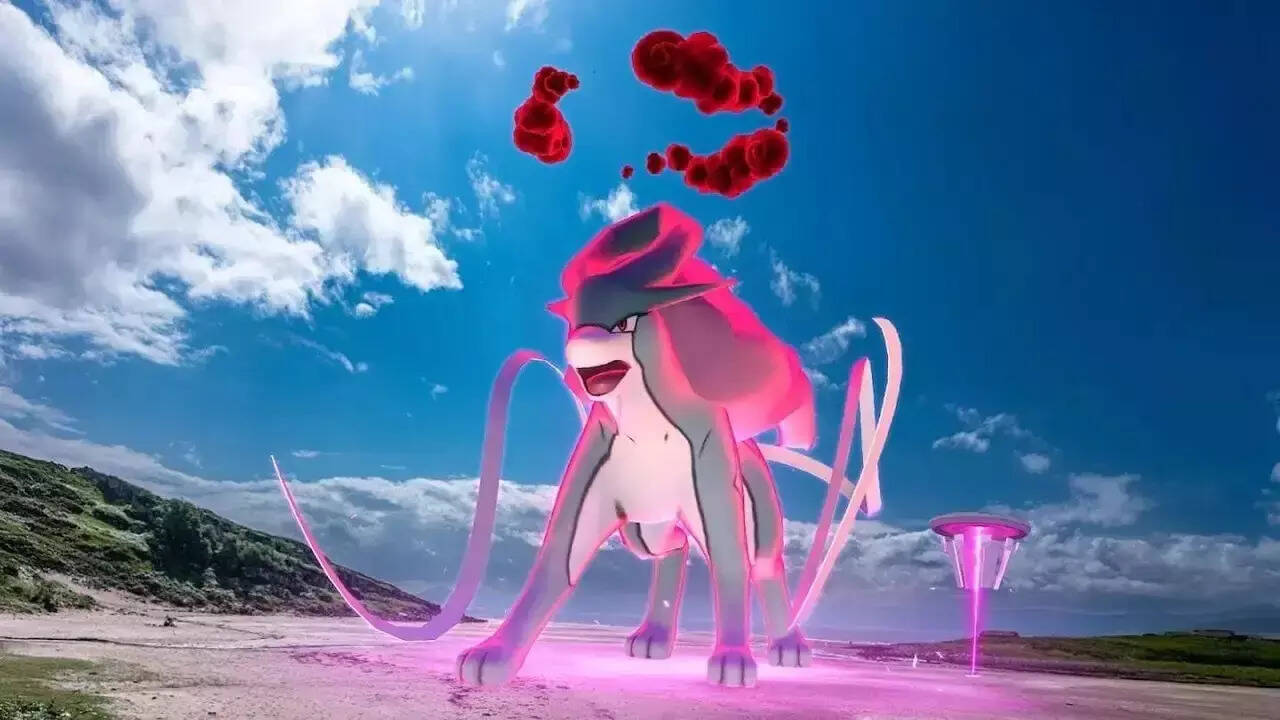 Dynamax Suicune in Pokemon GO