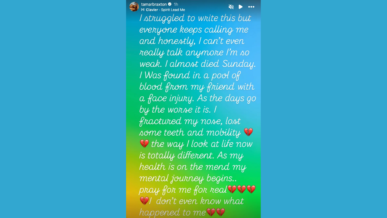 Tamar Braxton reveals 'she almost died' 2 days ago: Everything the "Let
