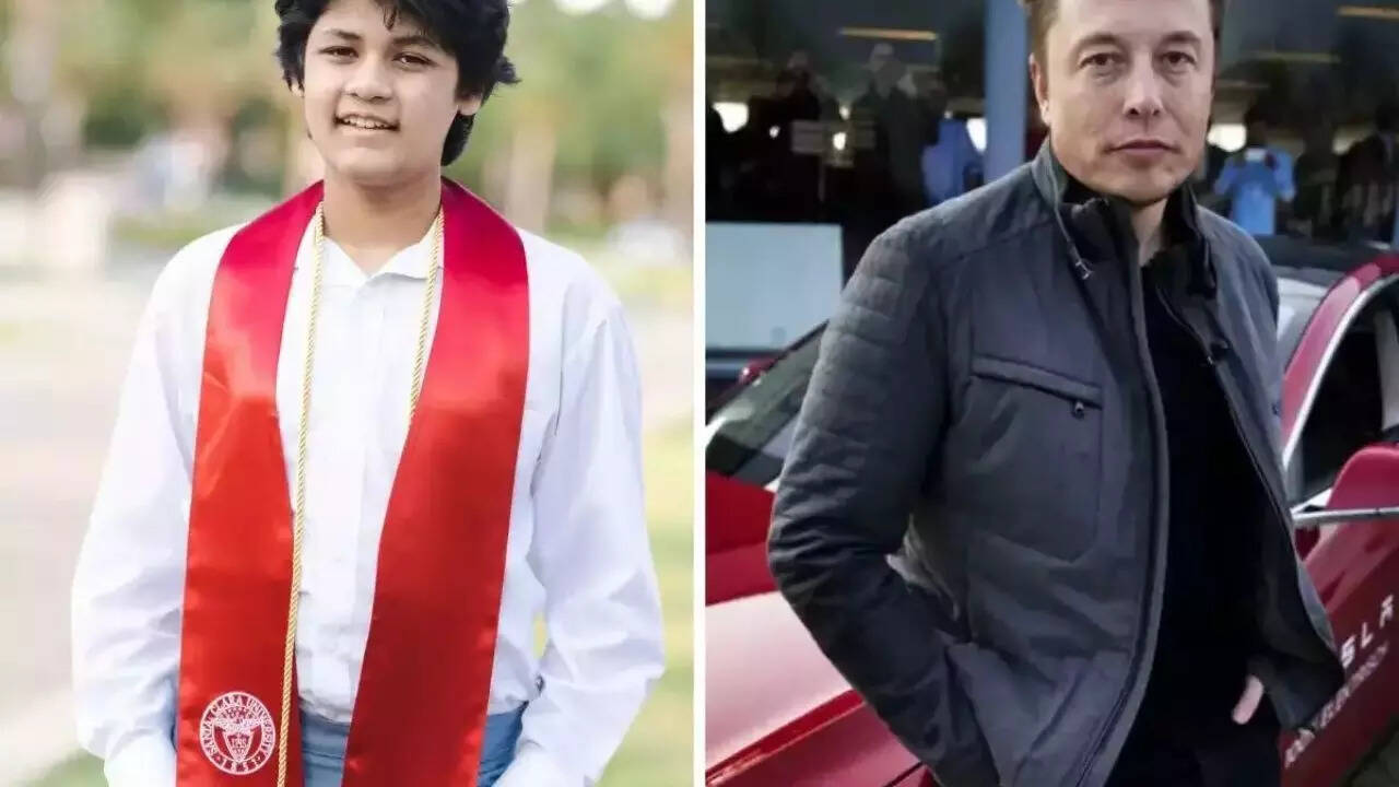 Kairan Quazi (left) Elon Musk (Right)