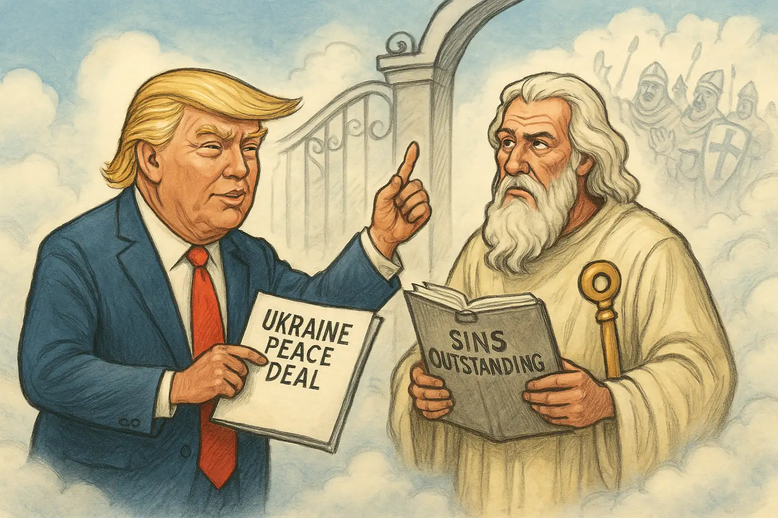 Ukraine Peace Deal (AI Fig. 5 produced by chat)