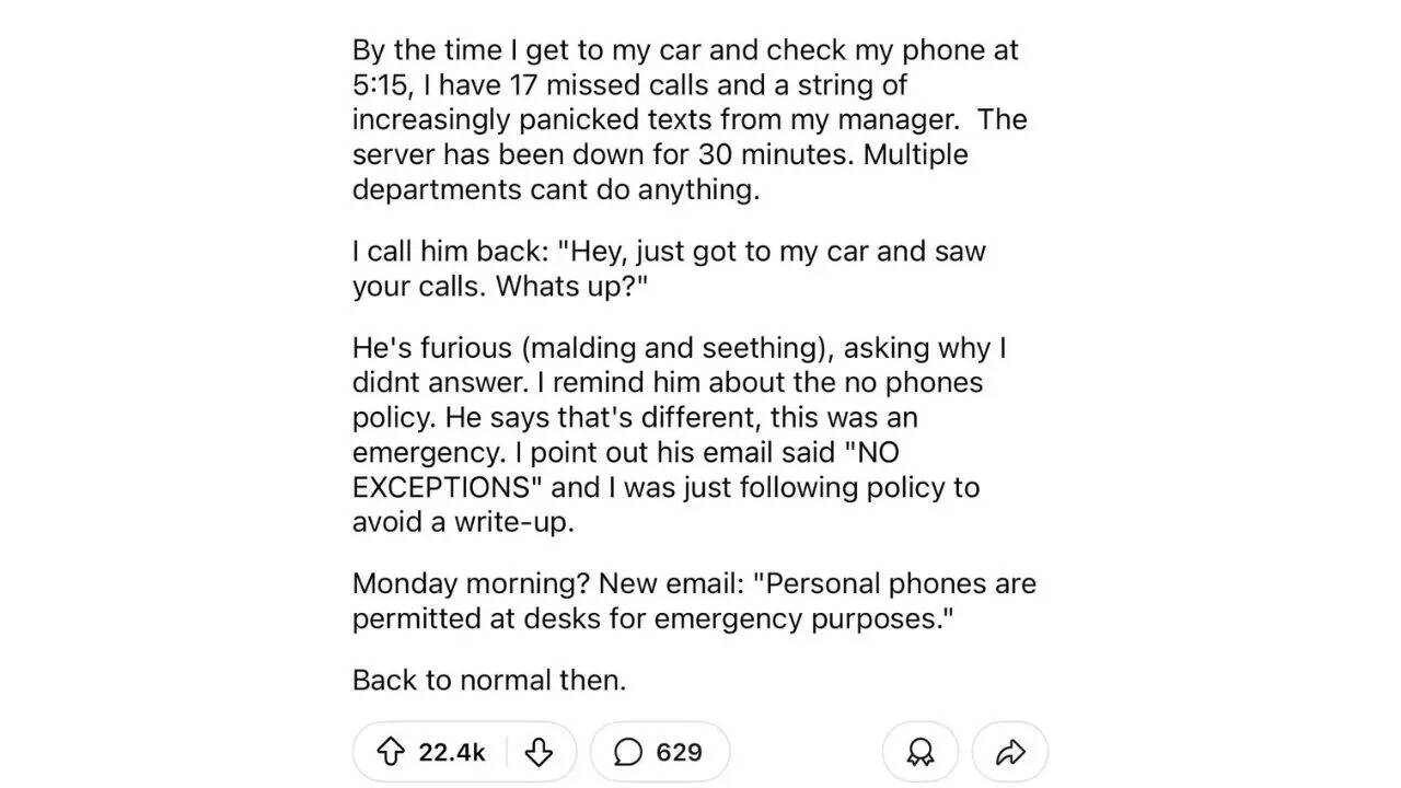 Reddit post