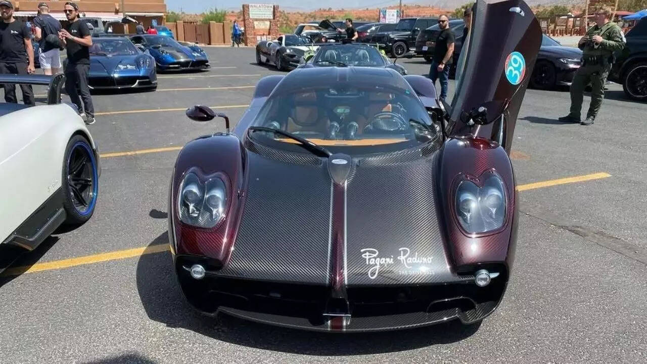 The 2024 model of Pagani Utopia. (Instagram/_supercar.central_) pagani utopia