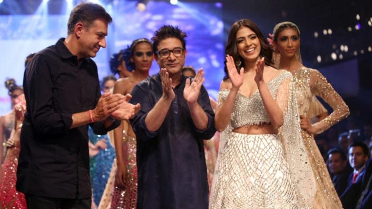 Suneet Verma showcasing on ramp