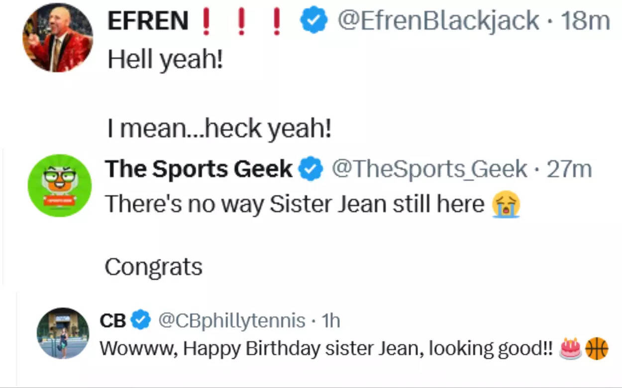 Fans reacted to Sister Jean's new milestone