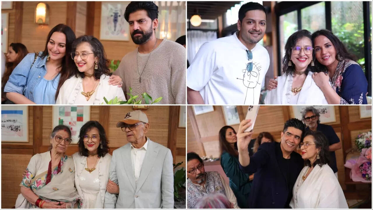 Manisha Koirala at her birthday bash