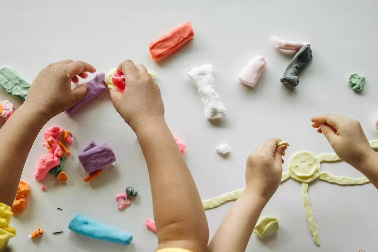 ​Playdough play has proven gains in fine motor and cognitive skills