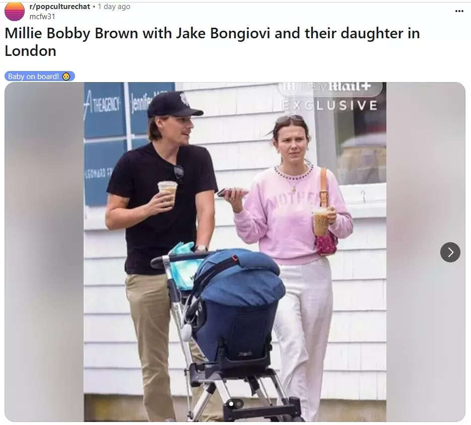 Millie Bobby Brown rocks ‘mother’ sweatshirt as she steps out with Jake Bongiovi after adopting a baby girl - See photo
