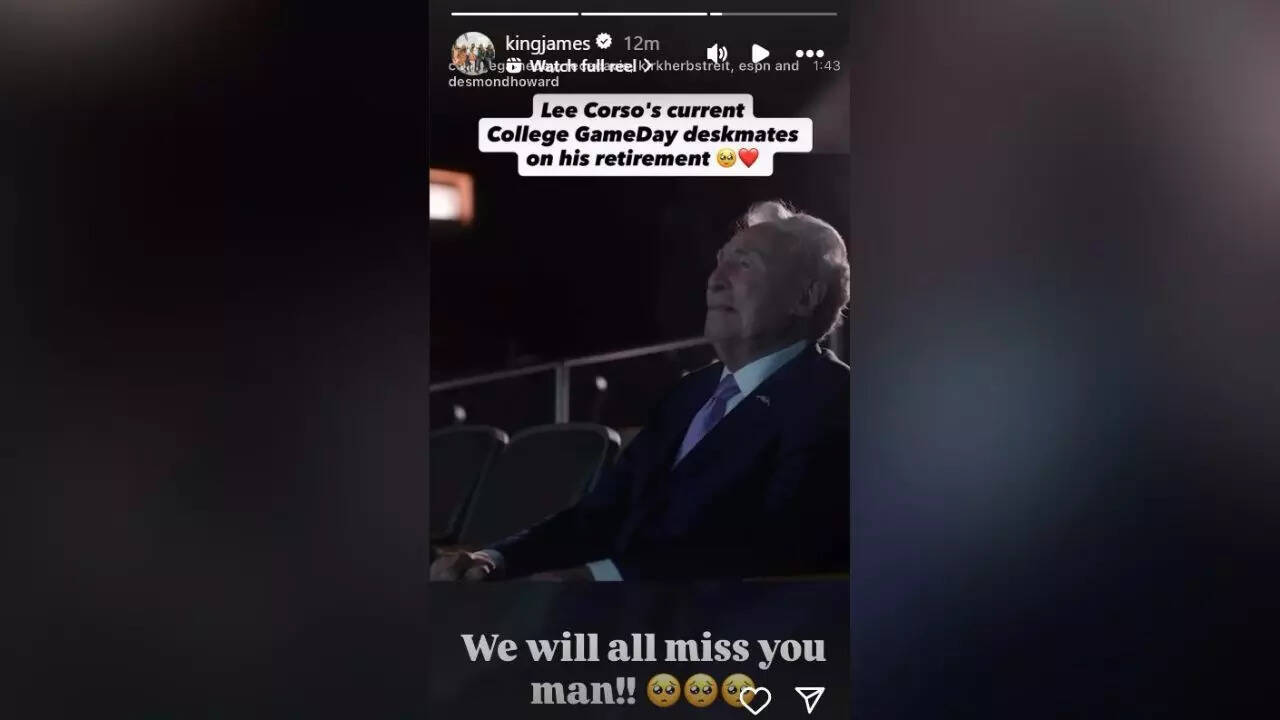 LeBron James Instagram Story