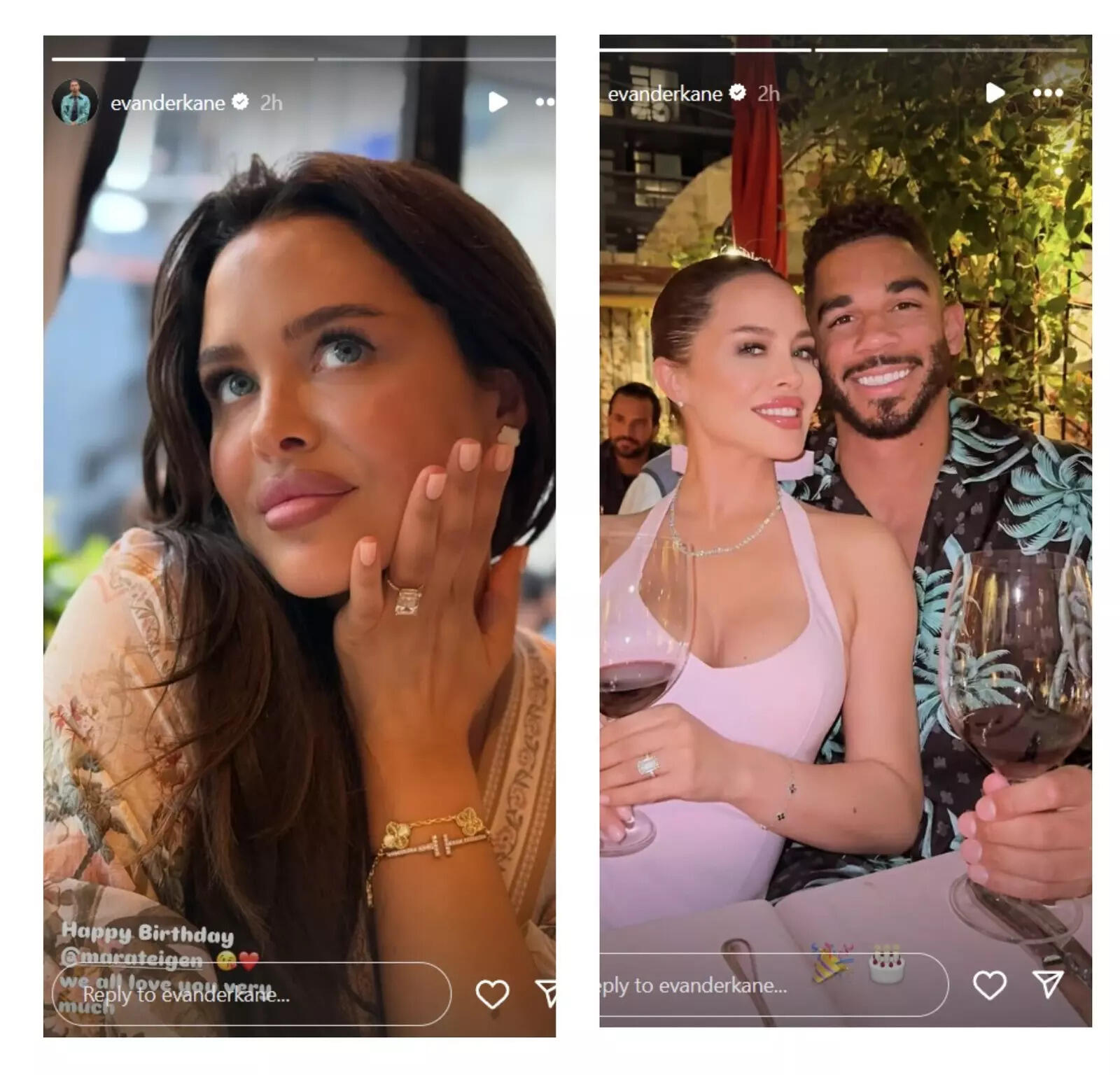 Evander Kane decorated Instagram with two story posts(Image Via IG/@evanderkane) Evander Kane decorated Instagram with two story posts