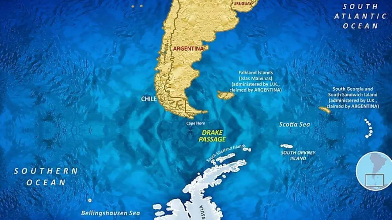 Drake Passage 2025 zemestrīce