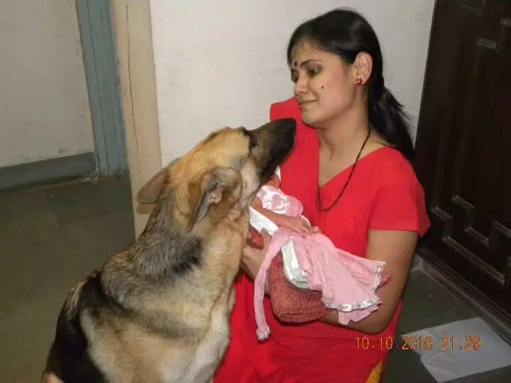 Shweta with Smokey