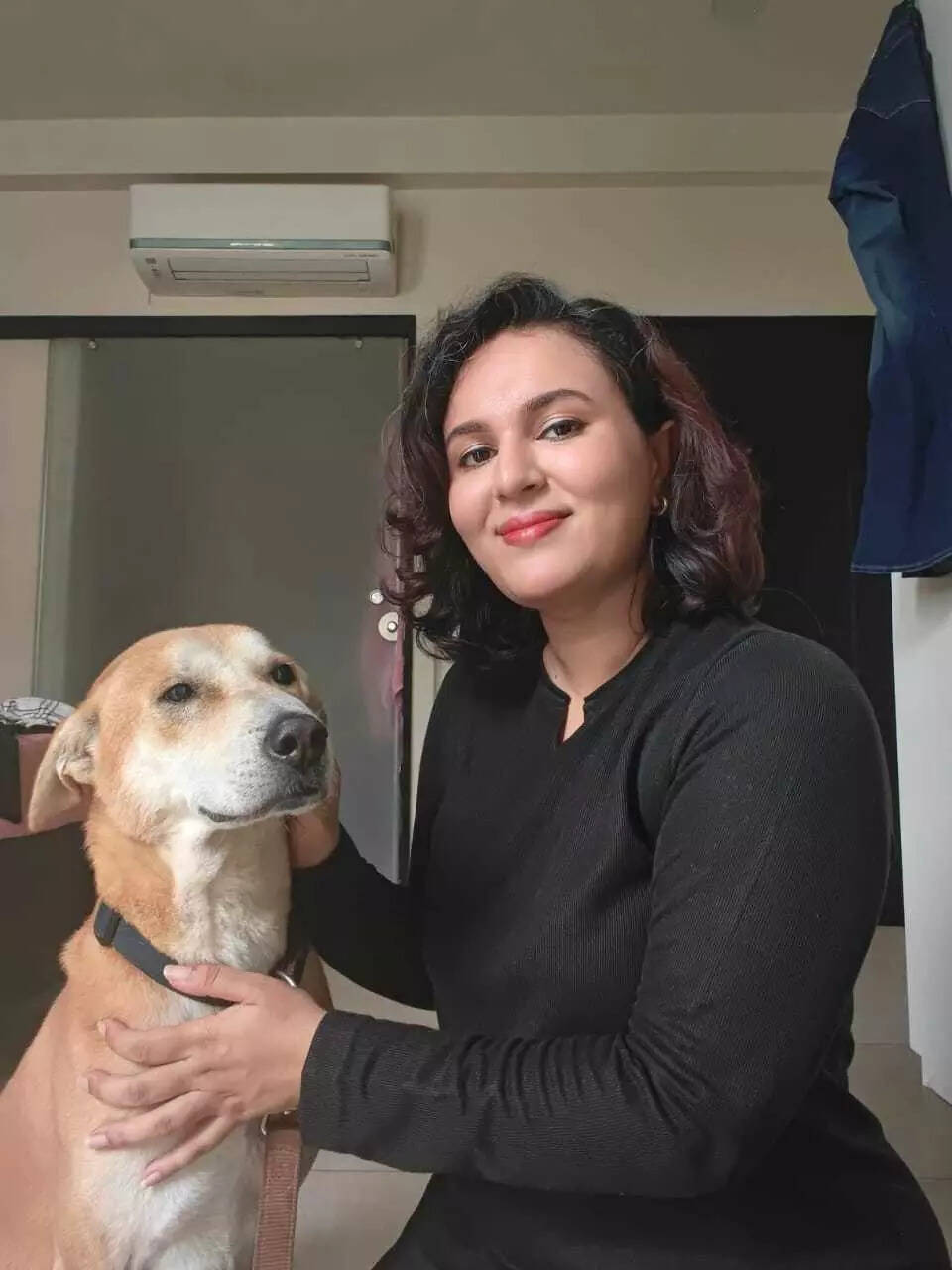 Priyal Shah with Bucky