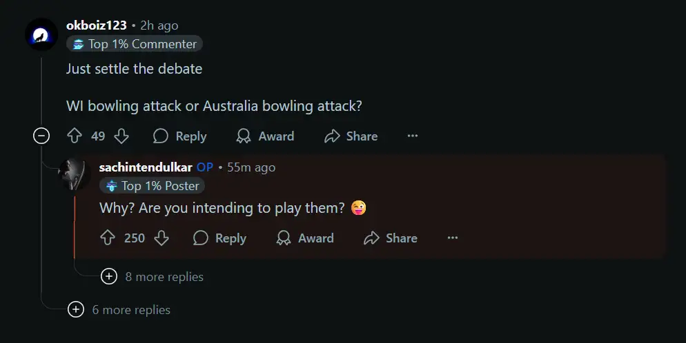 Sachin poked fun at a fan's question to settle a debate on Reddit (Screengrab) Sachin on Reddit