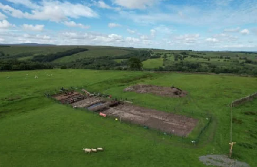 Excavation of northern ditches at Magna Roman Fort(Photo: Vindolanda charitable trust)