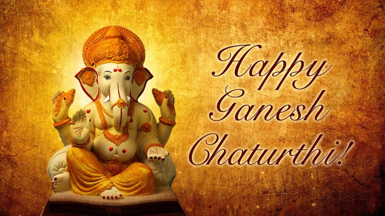 (Image Credits: Pinterest) Ganesh Chaturthi 2025 wishes and messages