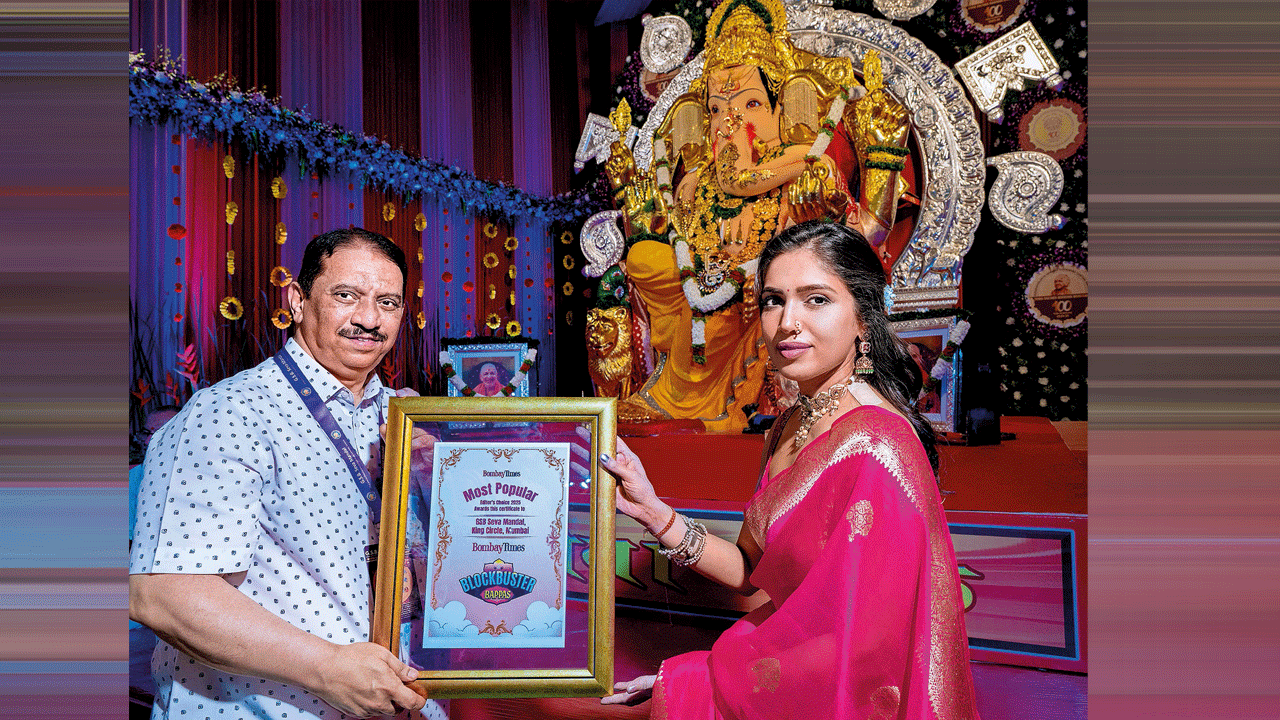 GSB Seva Mandal pandal in Kings Circle