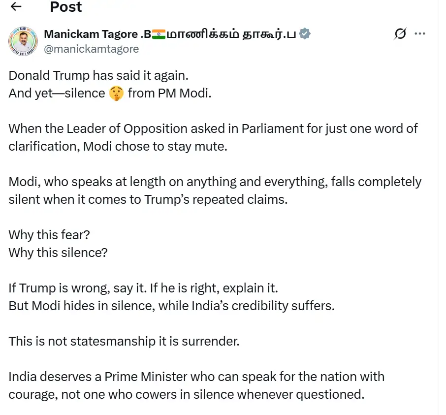 Tagore X post Tagore X post