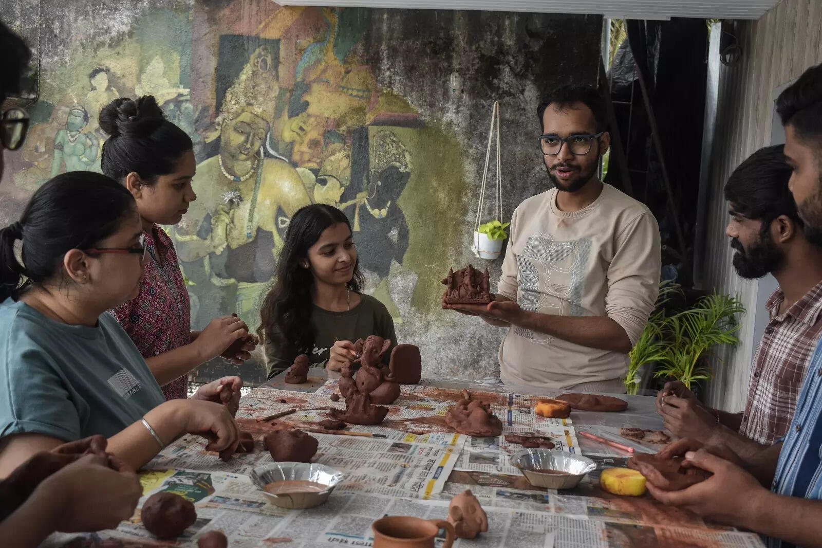 Seed Ganesha making workshop