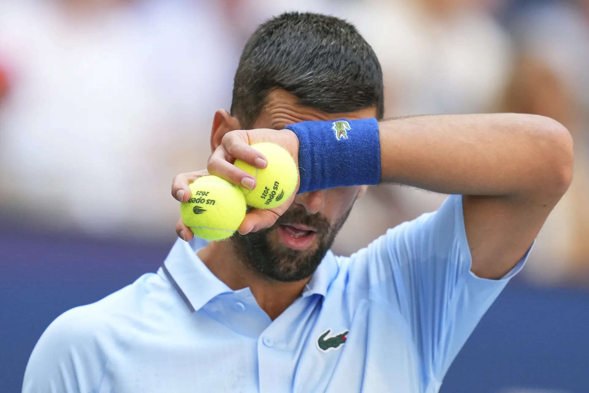 Novak Djokovic came from a set to defeat the USA's Zachari Swajda in the second round of the US Open. (AP) Novak Djokovic is trying to solve riddles at the US Open, but is back in 3 rounds