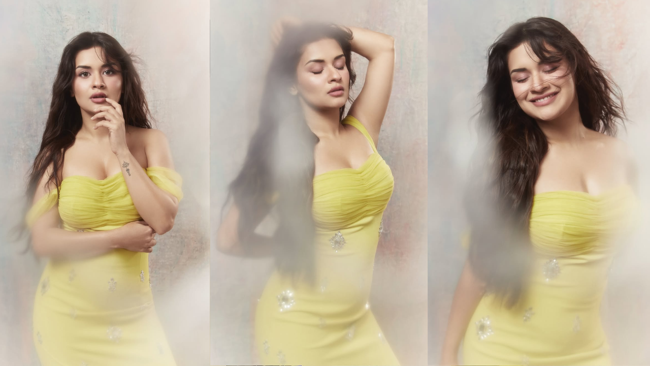 Avneet Kaur’s yellow gown