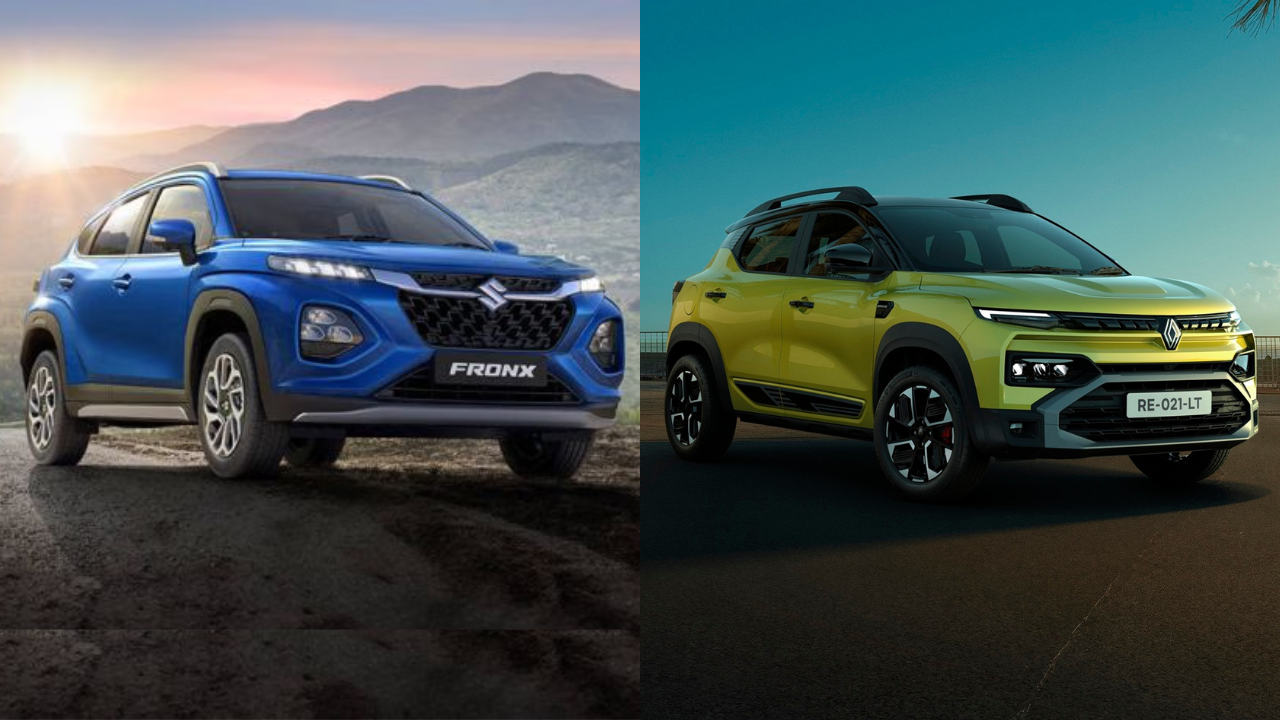2025 Renault Kiger facelift vs Maruti Suzuki Fronx
