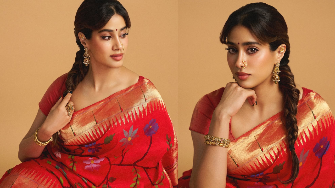 Janhvi Kapoor looks no less than Maharashtrian royalty