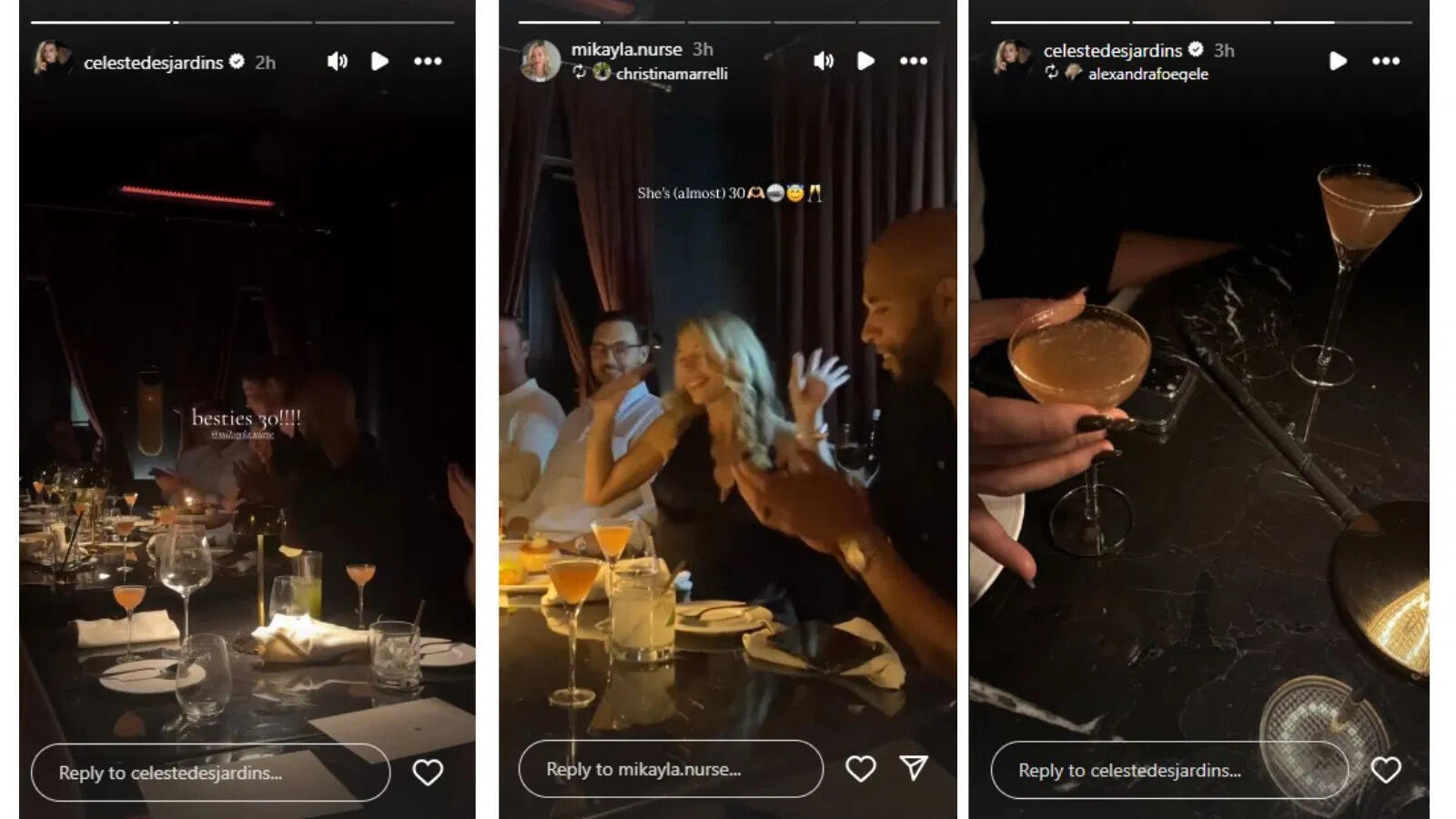 NHL star Leon Draisaitl’s wife, Celeste, joins Mikayla Nurse’s 30th birthday celebration (Credit: Instagram /@celestedesjardins) NHL-NHL star Leon Draisaitl’s wife, Celeste, joins Mikayla Nurse’s 30th birthday celebration