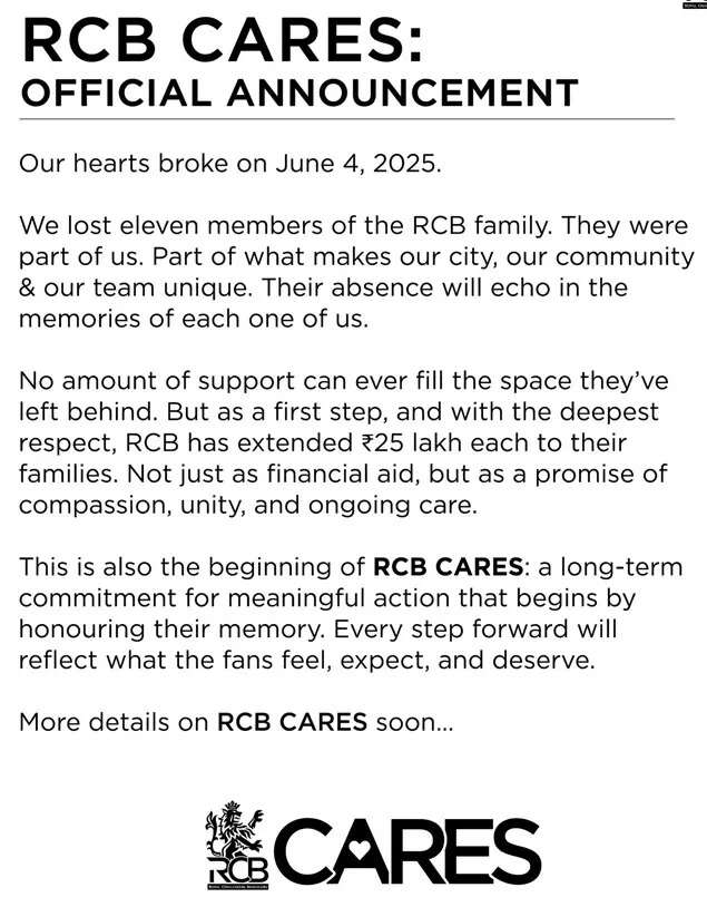 RCB CARES