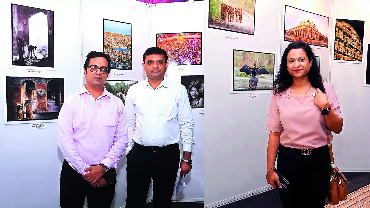 (L) Hitesh Chandna and Panchanan Mishra (R) Khushboo Dwivedi