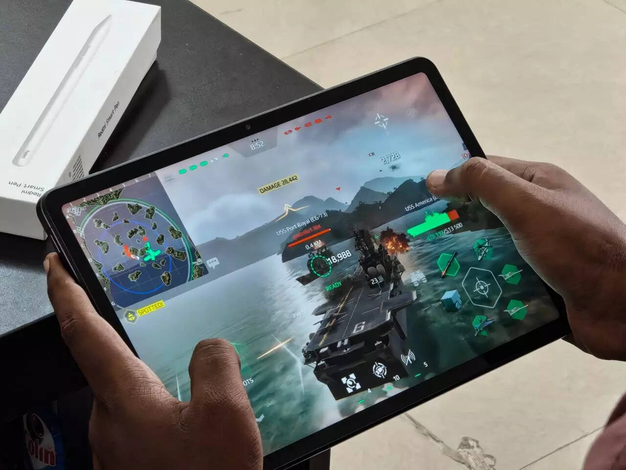 Playing Modern Warships on Redmi Pad 2